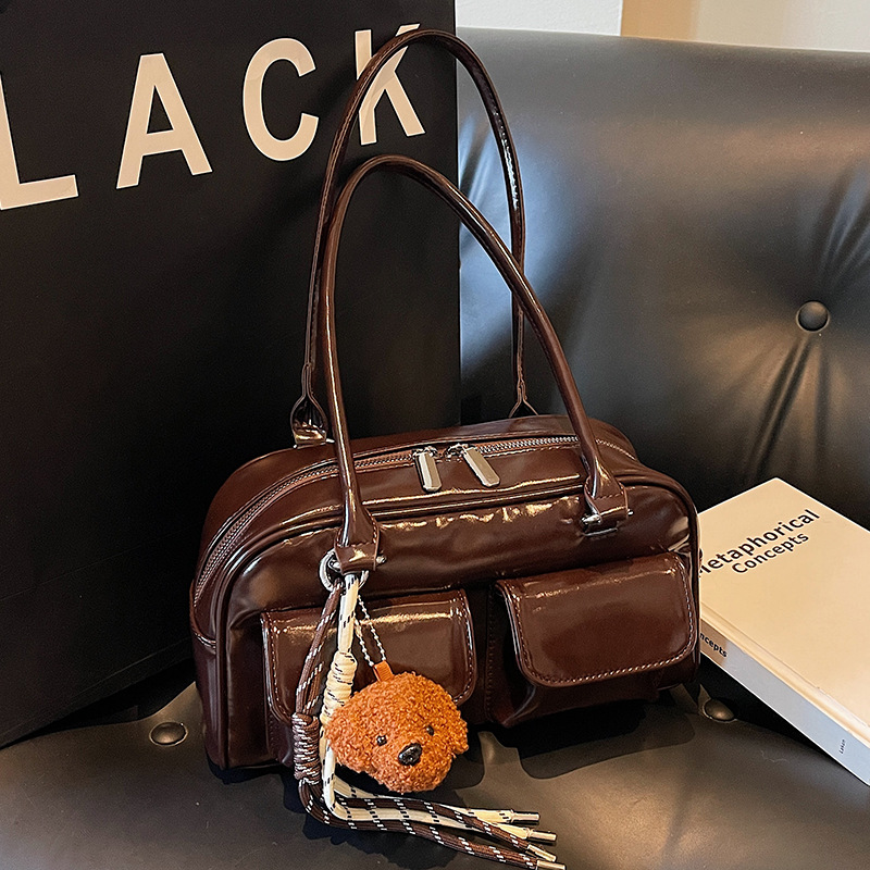 Quiet Luxury Bags Tote - Borsa Tote Vintage Grande Capacità con