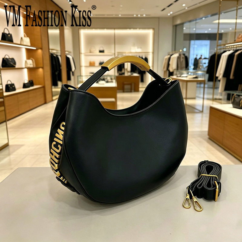 Luxury Bags Gold - Borsa a secchiello da donna a