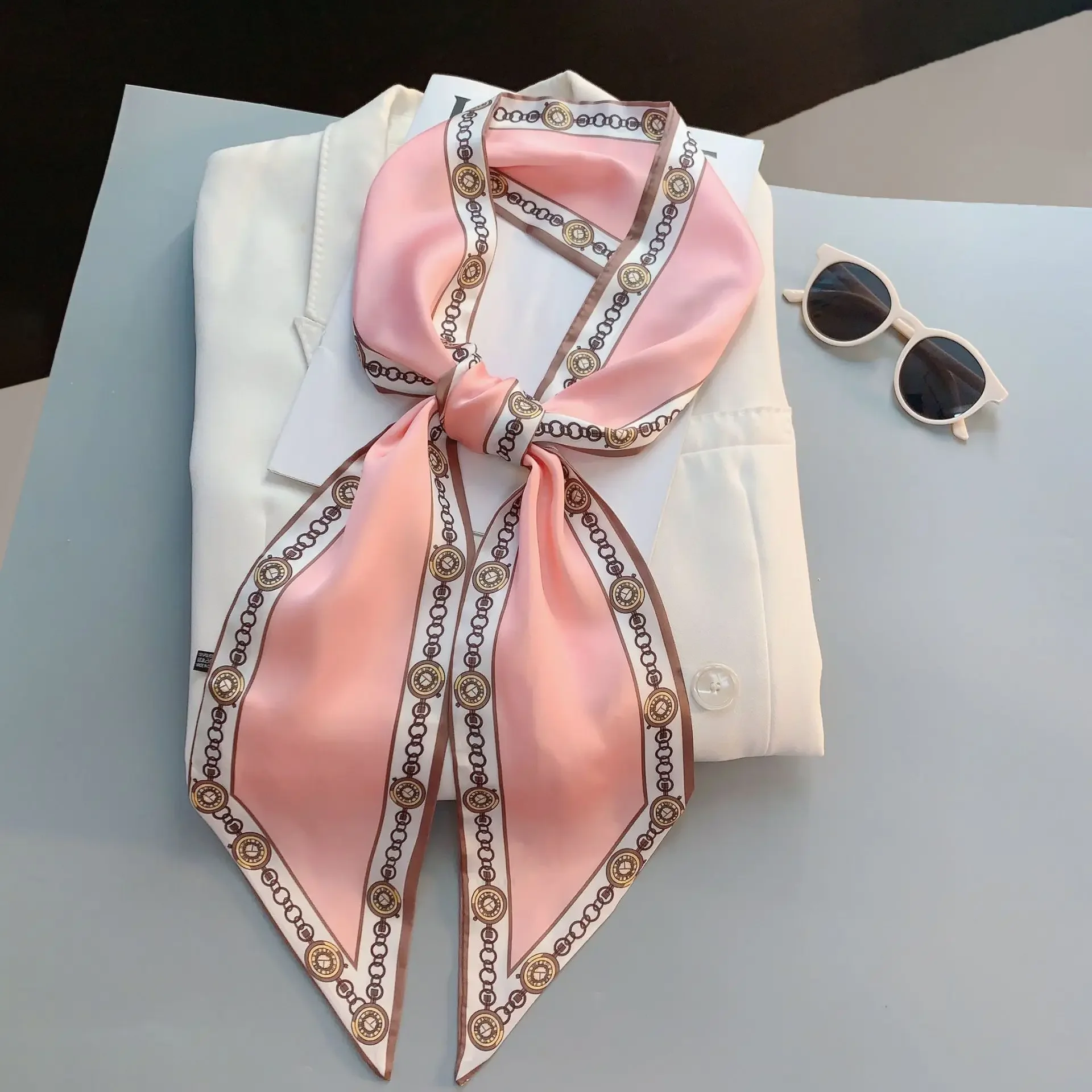 Sciarpa Skinny Stampata di Des - Discount Luxury Bags recensione e prezzo