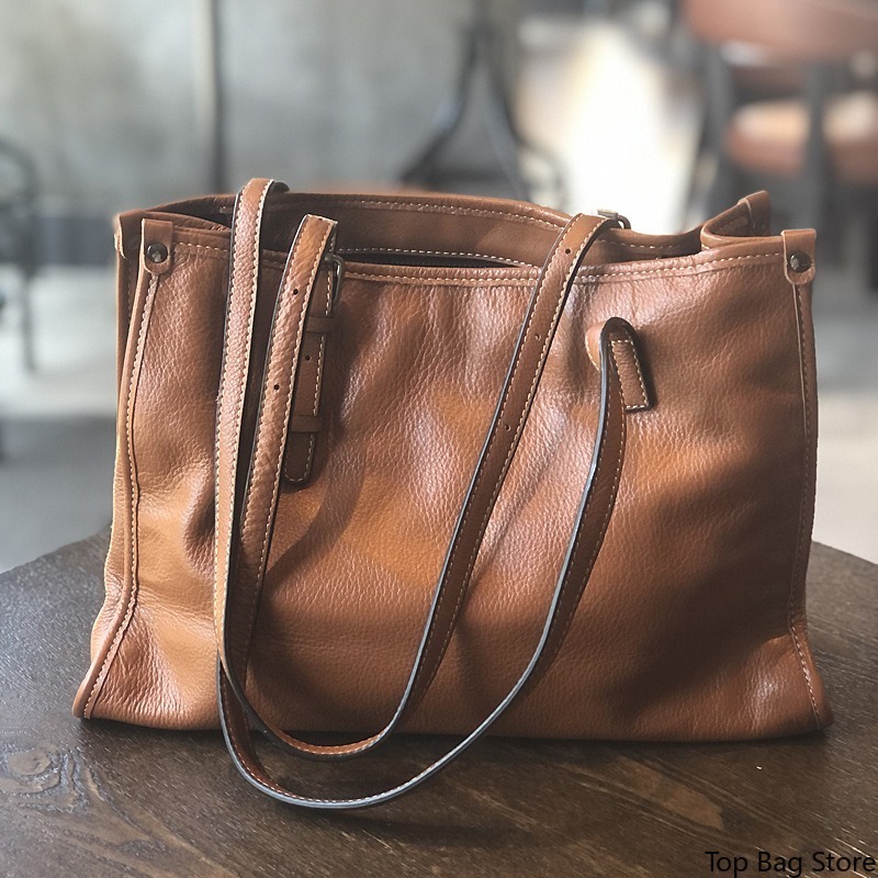 Borsa Tote in Vera Pelle per D - Quiet Luxury Bags Tote recensione e prezzo
